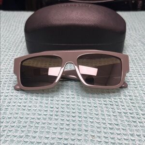 Gucci Gray 56mm Rectangular Sunglasses